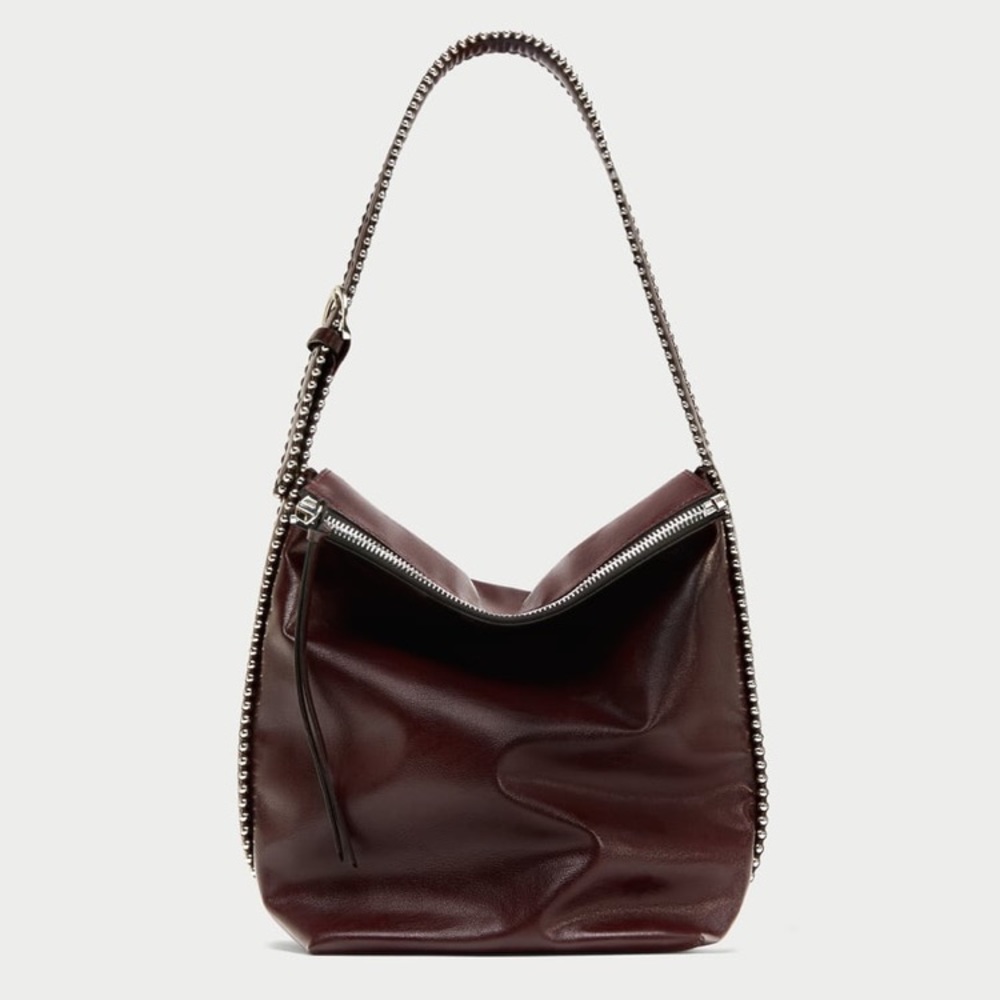 NWT Zara studded bucket bag 💥